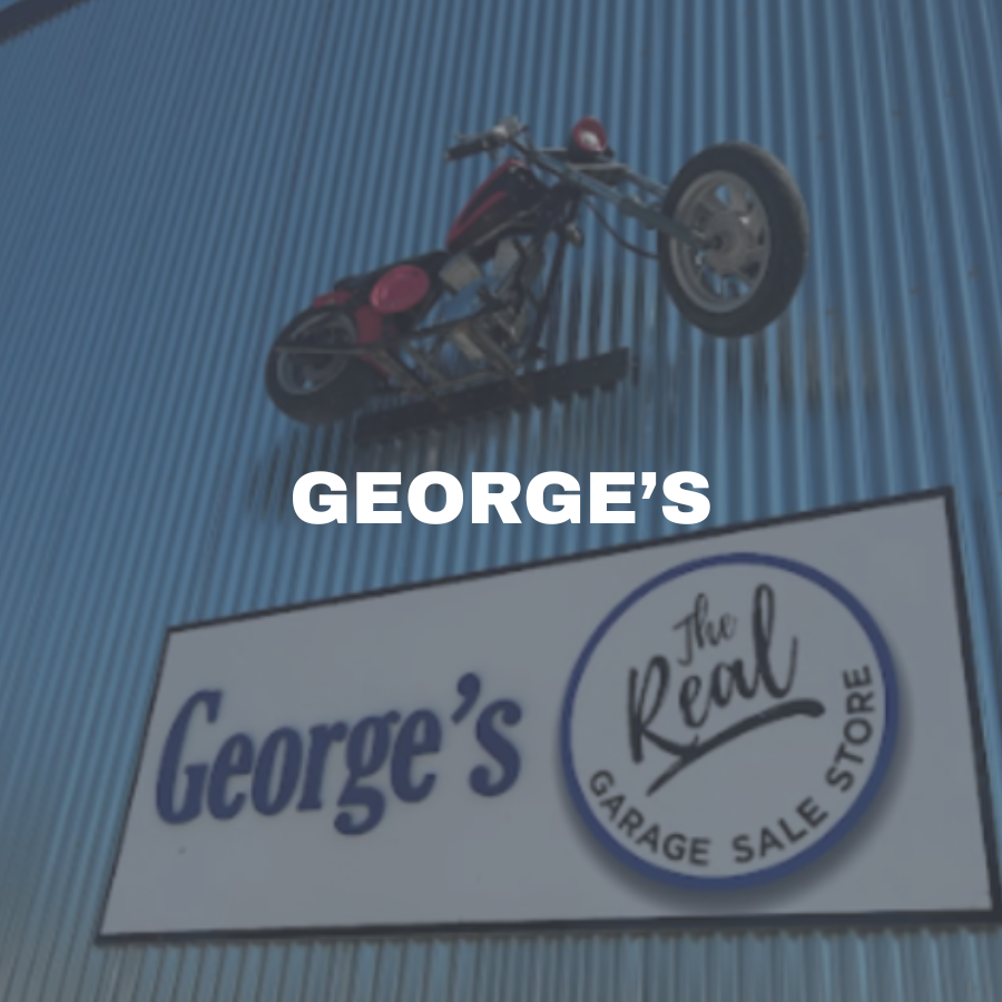 George's The Real Garage Sale Store in Clarksburg.