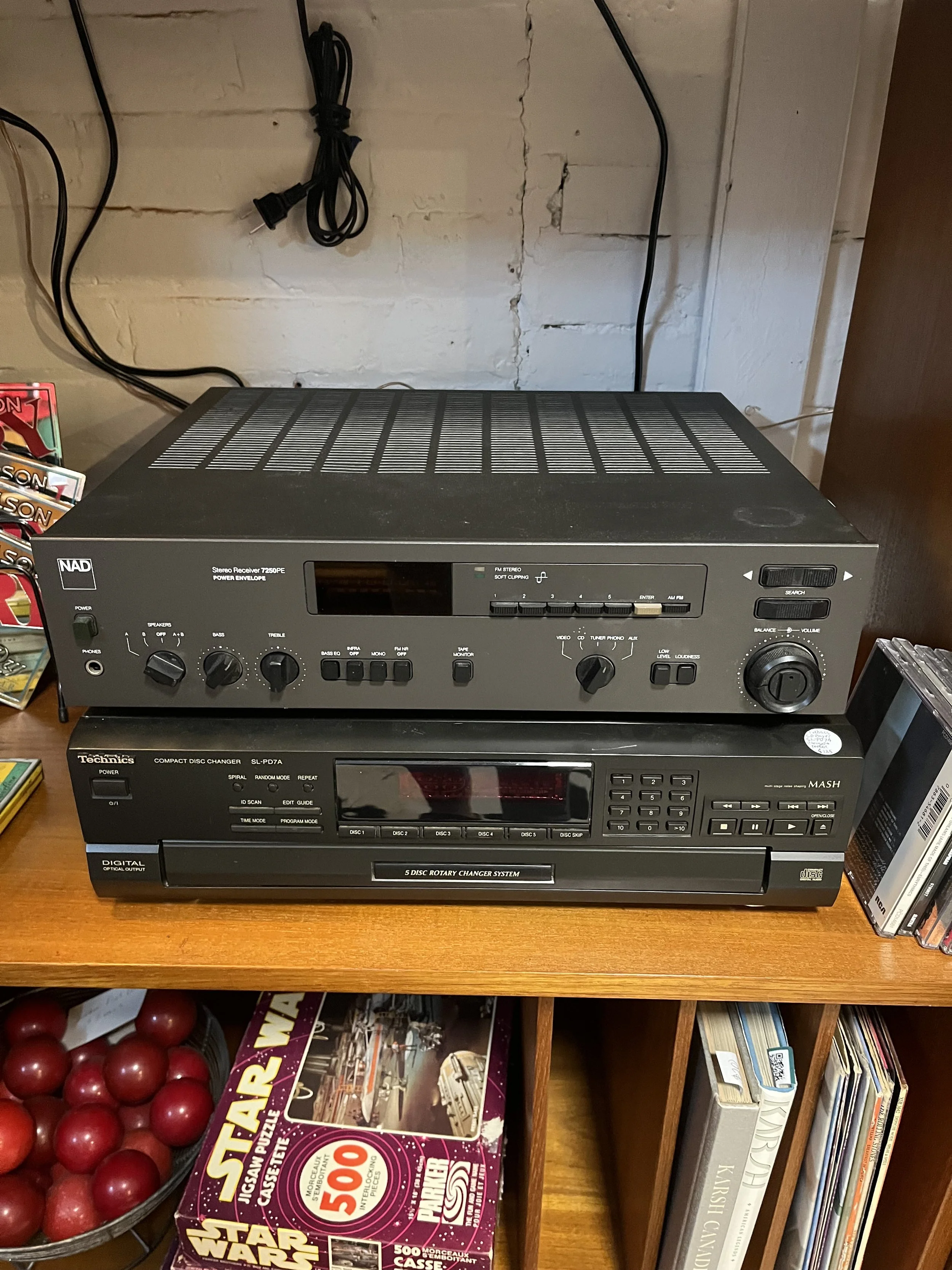 NAD 7250 PE Receiver - 50 watts per channel.  Professionally serviced
($ 375)