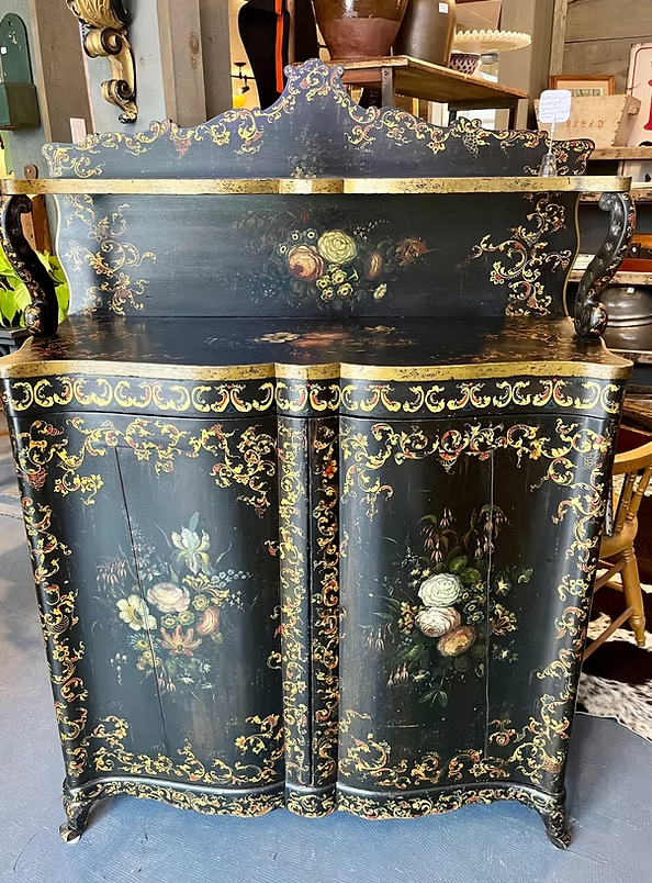 Early 1900's French Sideboard: Size: 58"x40"x16" ($695)
