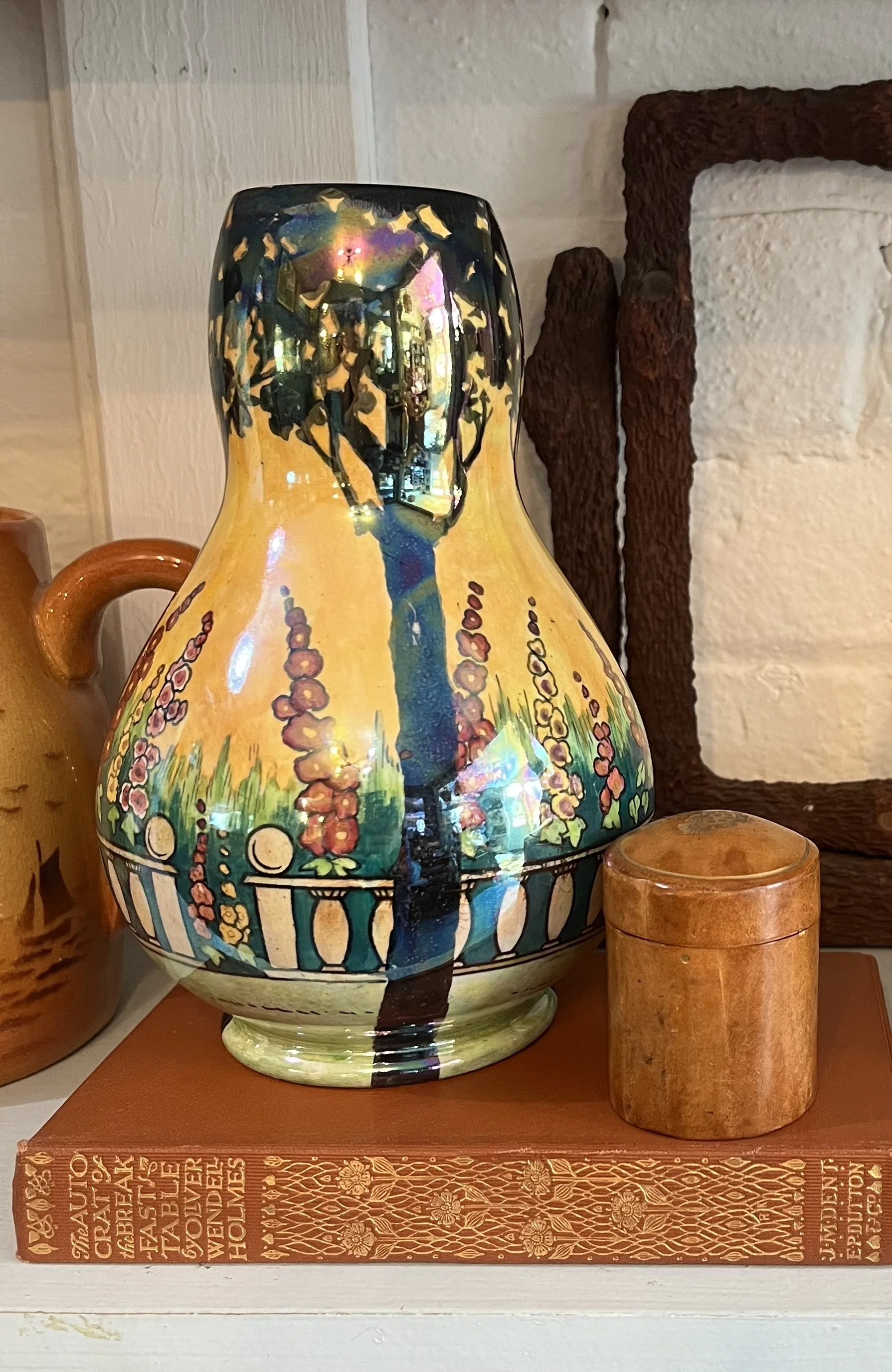 Byzanta Ware-Grimwades, Stoke on Trent vase Measures 8" tall  SOLD