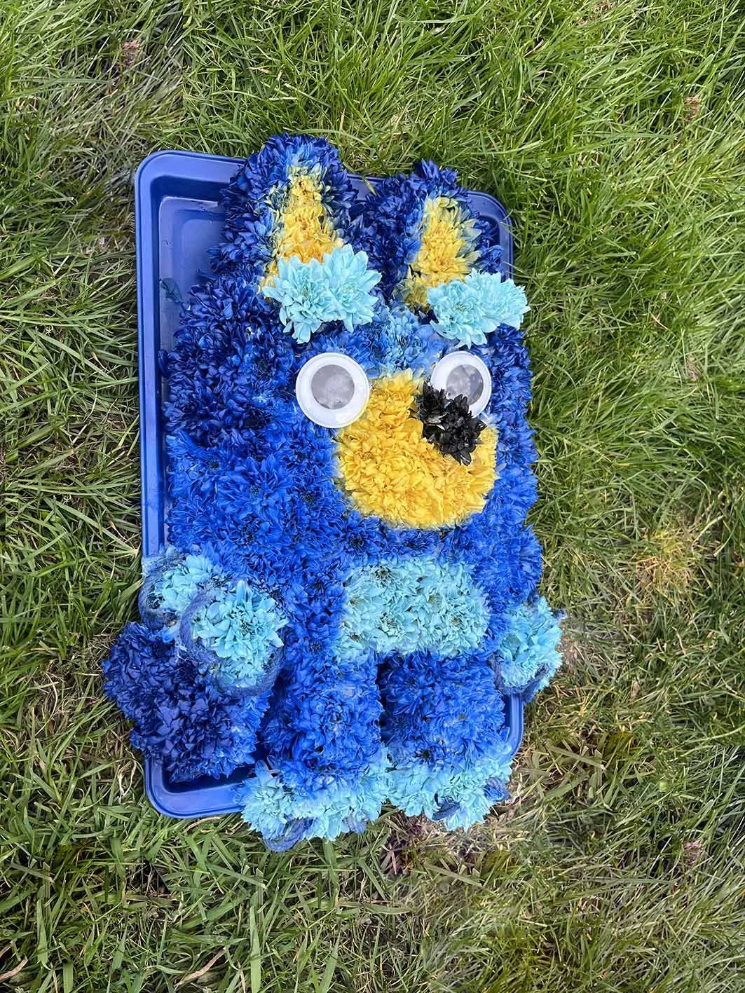 'Bluey' Floral Character