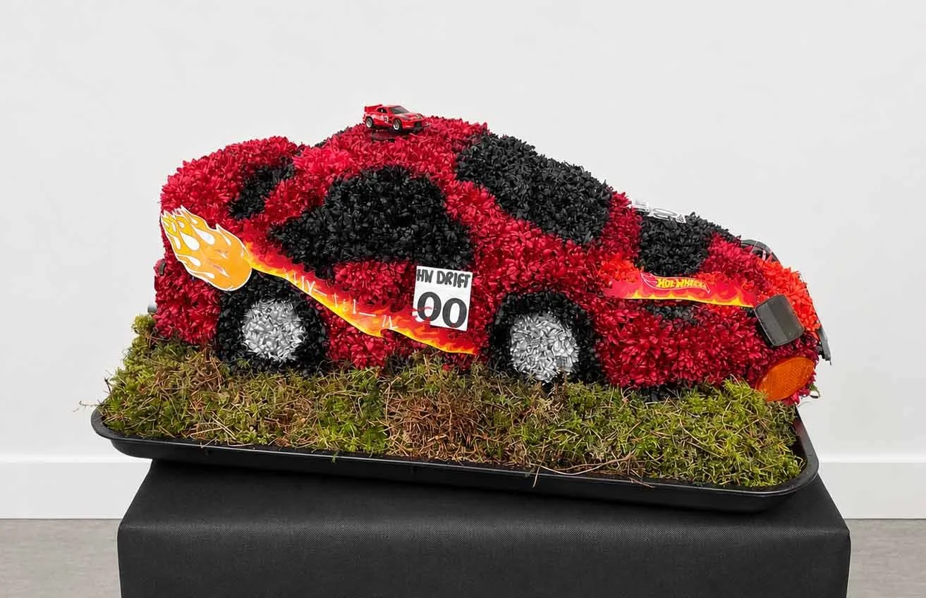 Floral 'Hot Wheels' Tribute