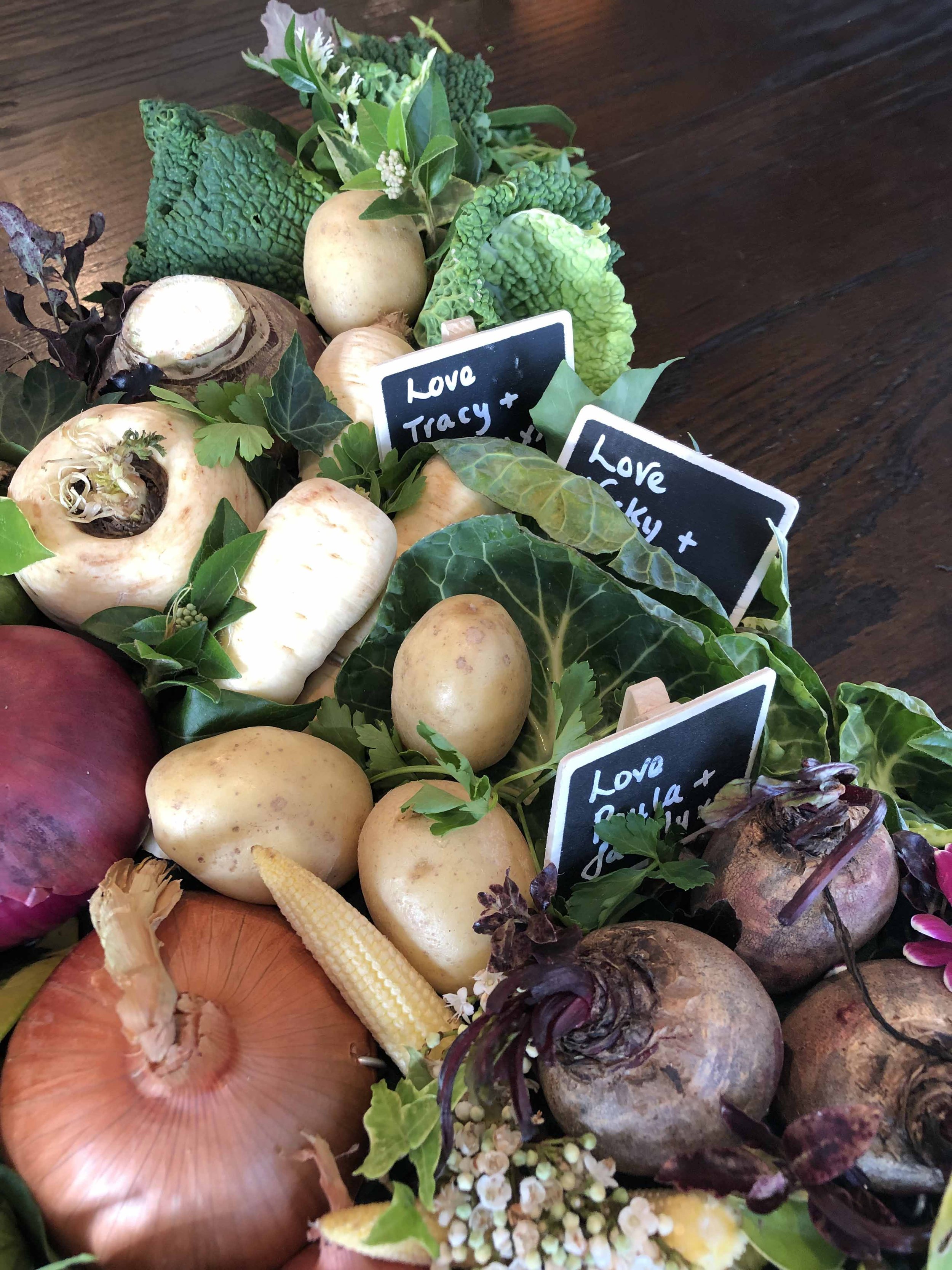 Bespoke Vegetable Tribute