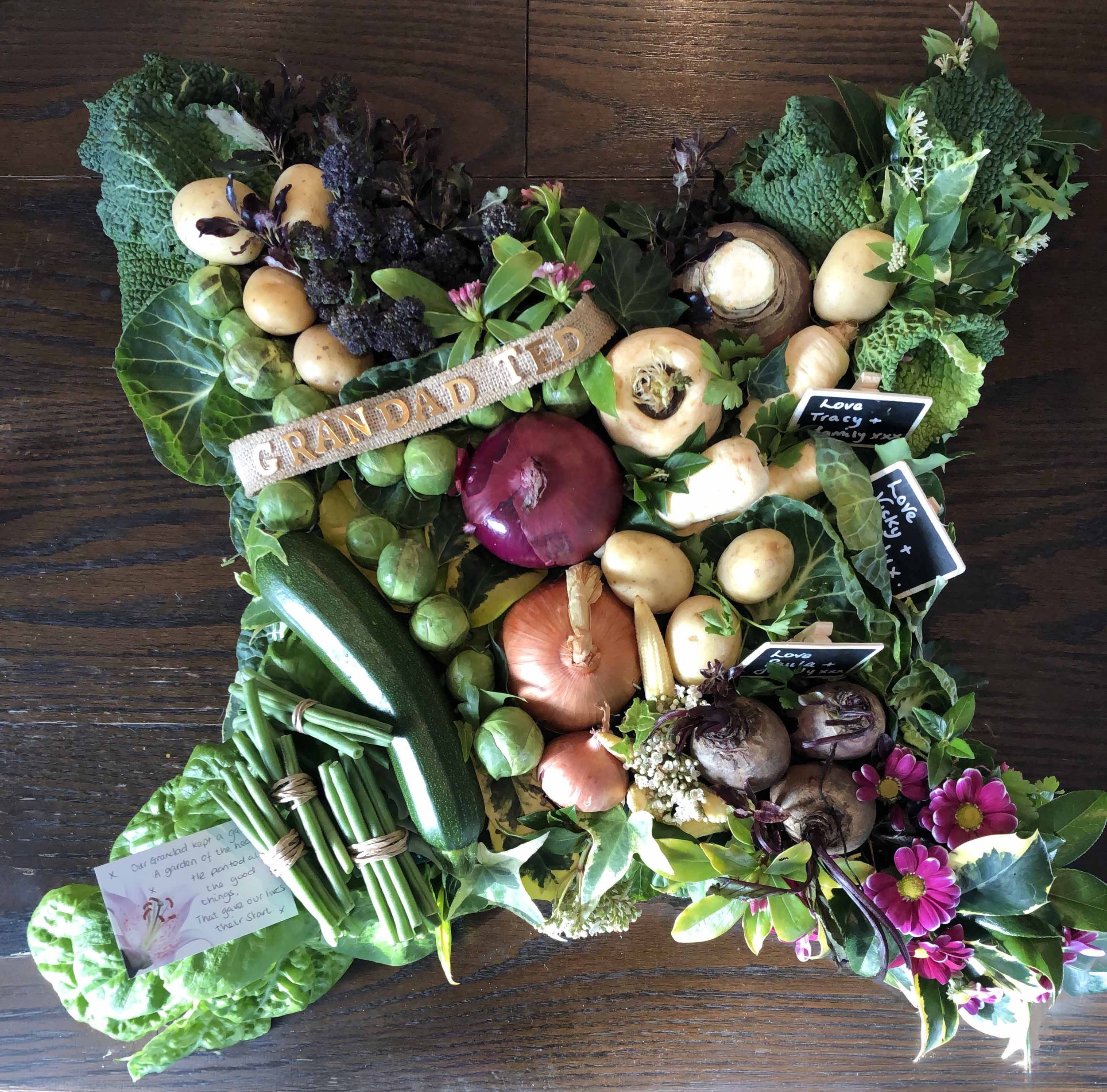 Bespoke Vegetable Tribute