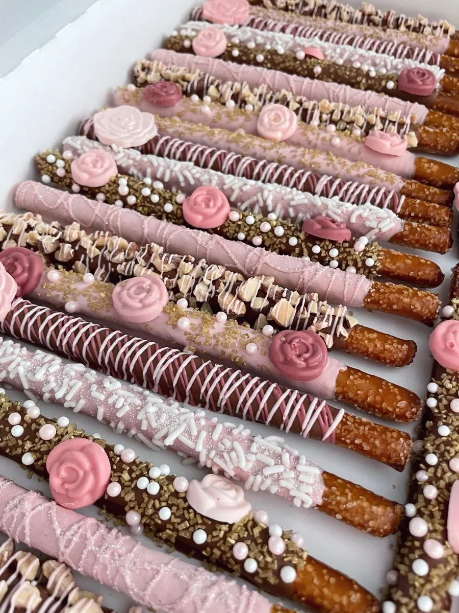 The Textured Baton (Chocolate-Covered Pretzels)