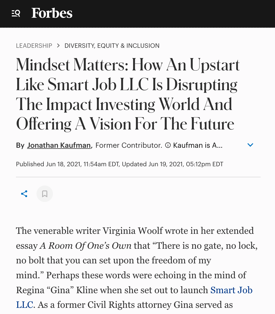 Breaking: SmartJob featured in Forbes article on the Future of Work