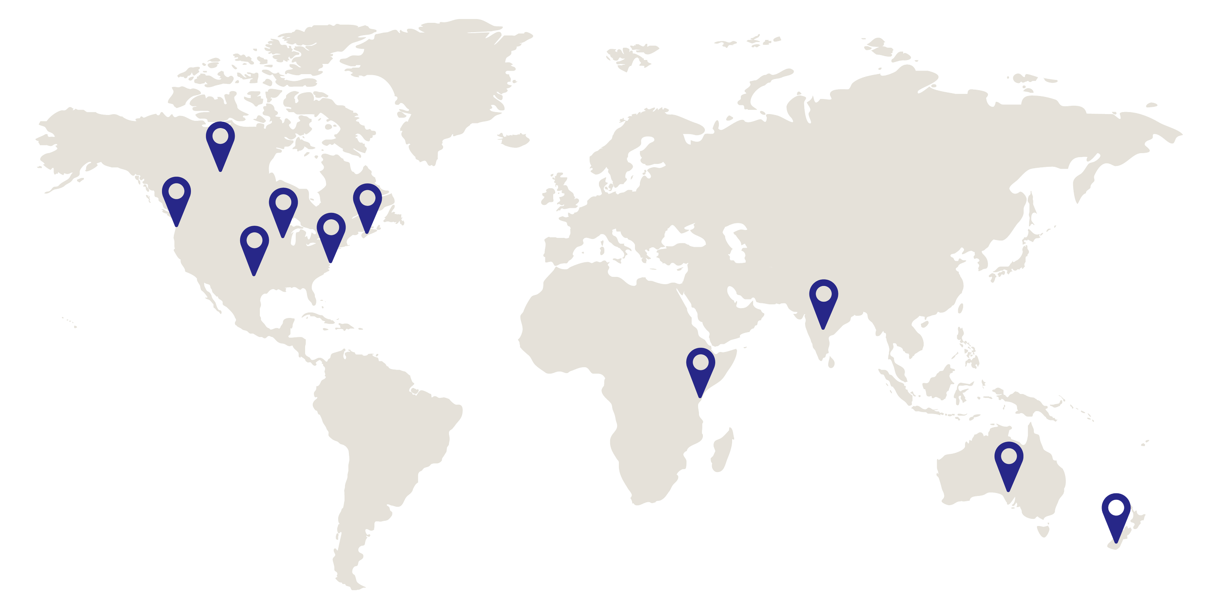 World map showing SmartJob's global disability accelerator presence across 6 countries and 10 Accelerators.
