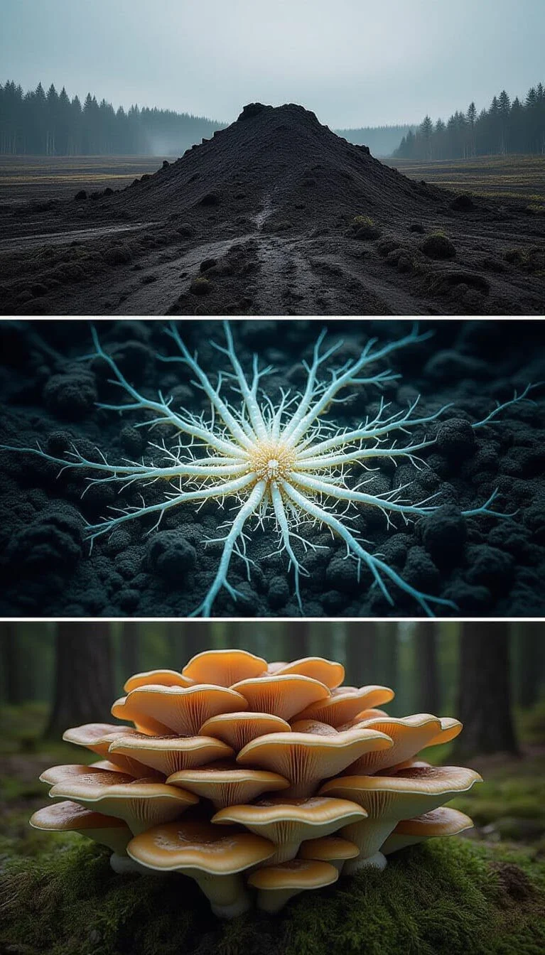 The Mushroom That Ate the Motor Oil: A Highway-Side Story