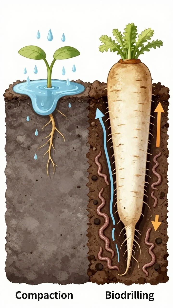 Level 3: The Green Drill – Regenerating Hardpan Soil
