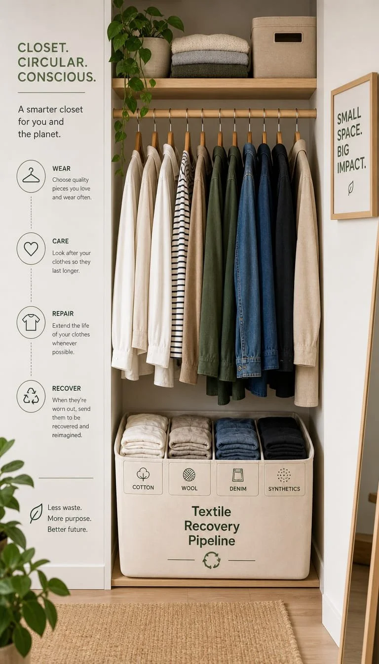 The Wardrobe Micro-Loop – Managing Fabric in Restricted Spaces