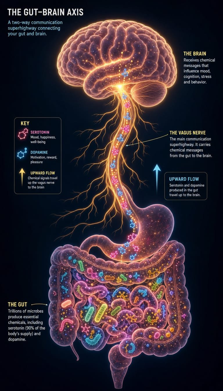 The Gut-Brain Axis: Who is Really in Control? 