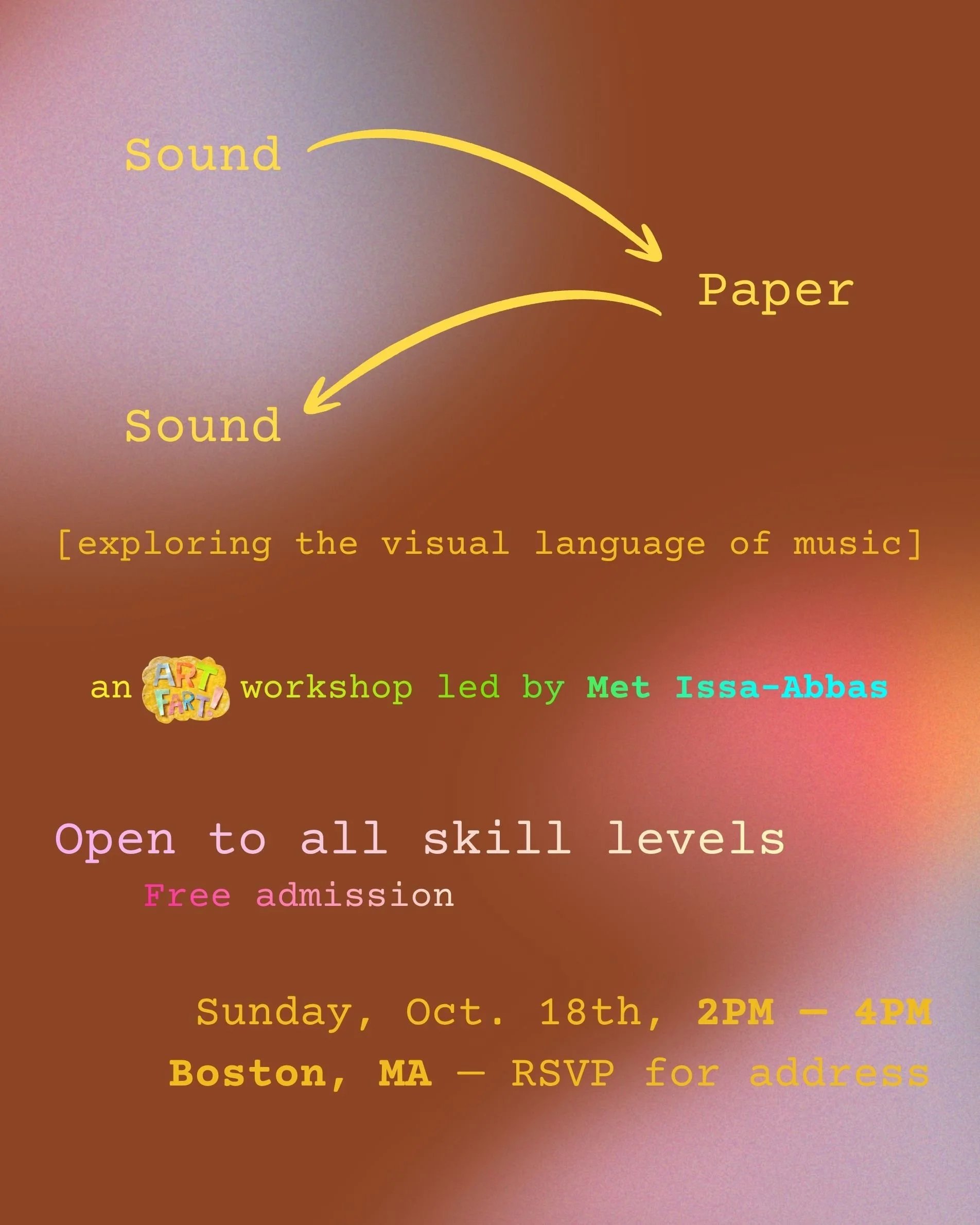 Sound → Paper → Sound — 10/18/2026