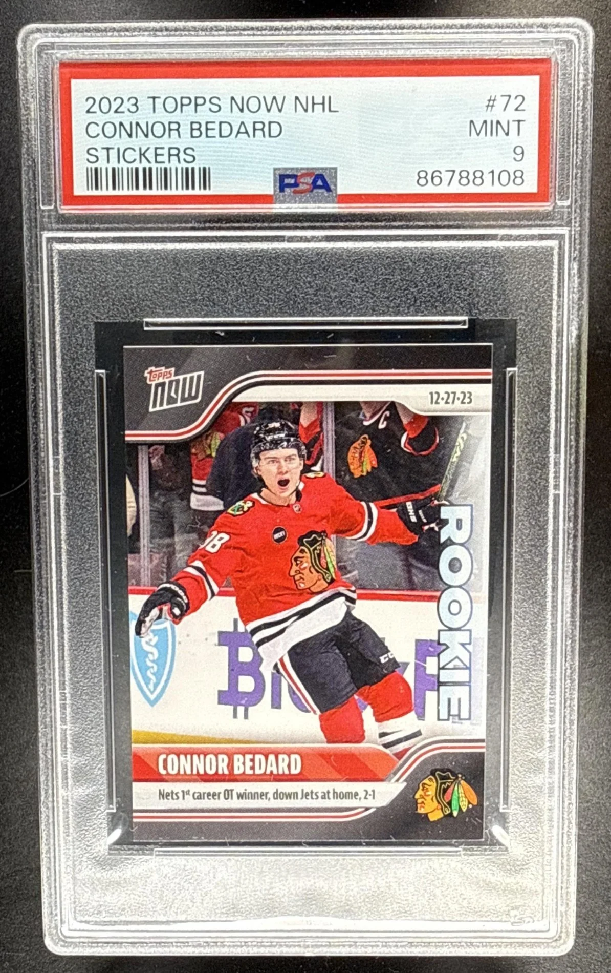 248_2023_24_TOPPS_NOW_NHL_STICKERS_CONNOR_BEDARD_72_RC_BLACKHAWKS_PSA_9.jpg