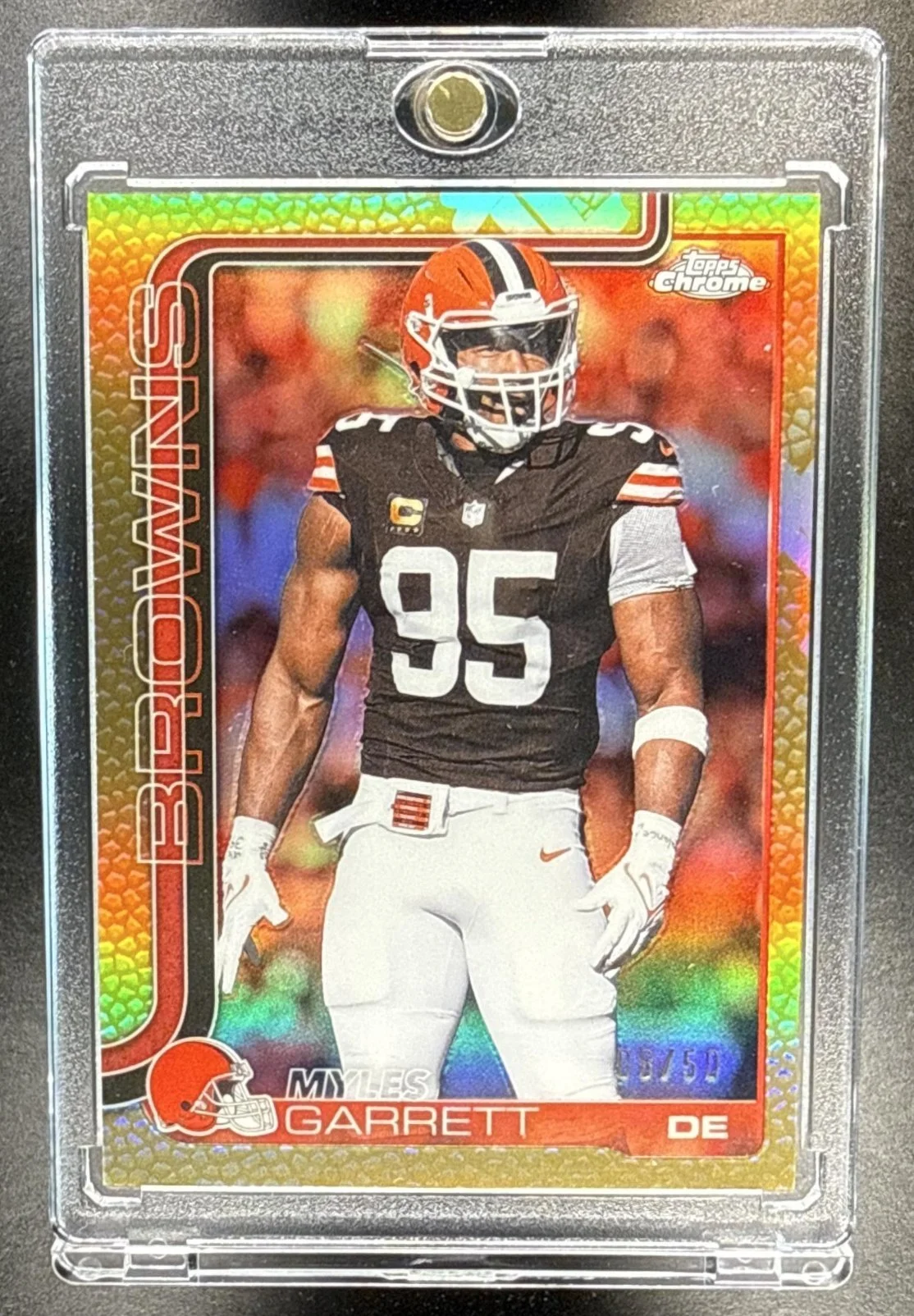 463_2025_TOPPS_CHROME_MYLES_GARRETT_70_GOLD_GEOMETRIC_REFRACTOR_50_BROWNS.jpg