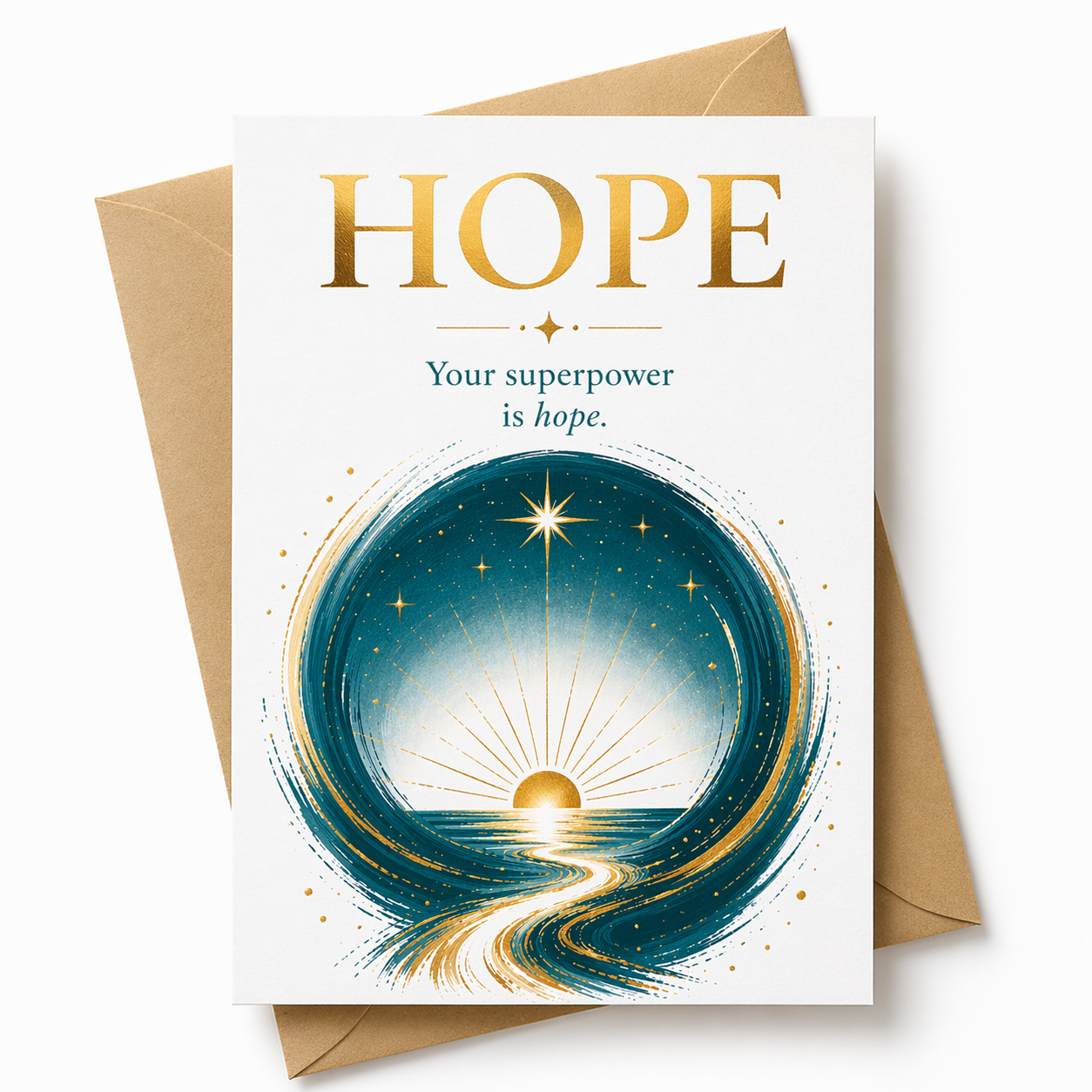 HOPE - Superpower Greeting Card