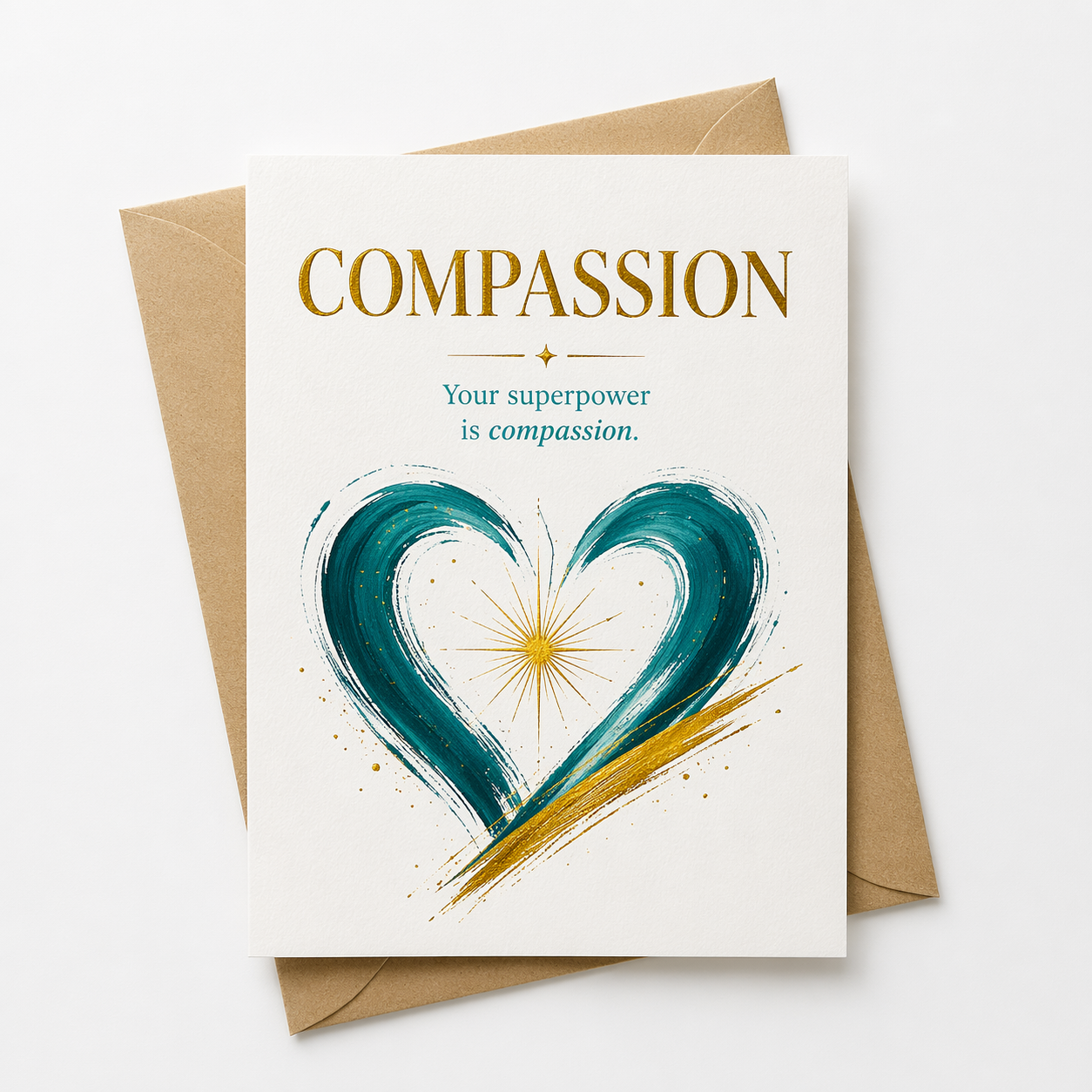 COMPASSION - Superpower Greeting Card
