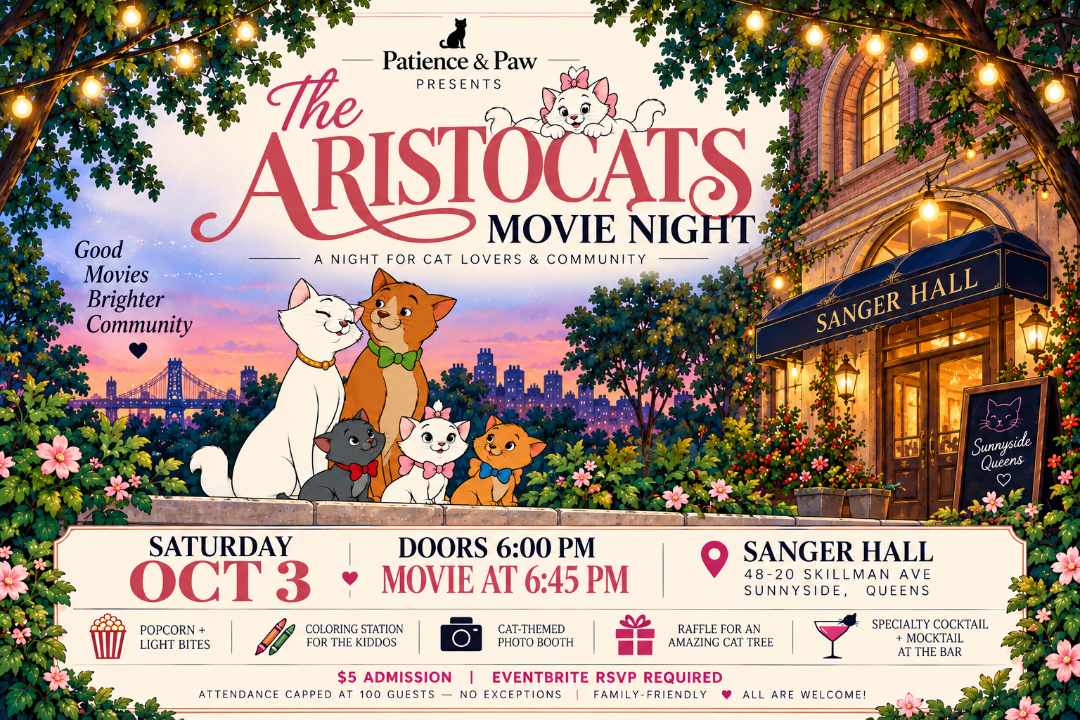 The Aristocats at Sanger Hall