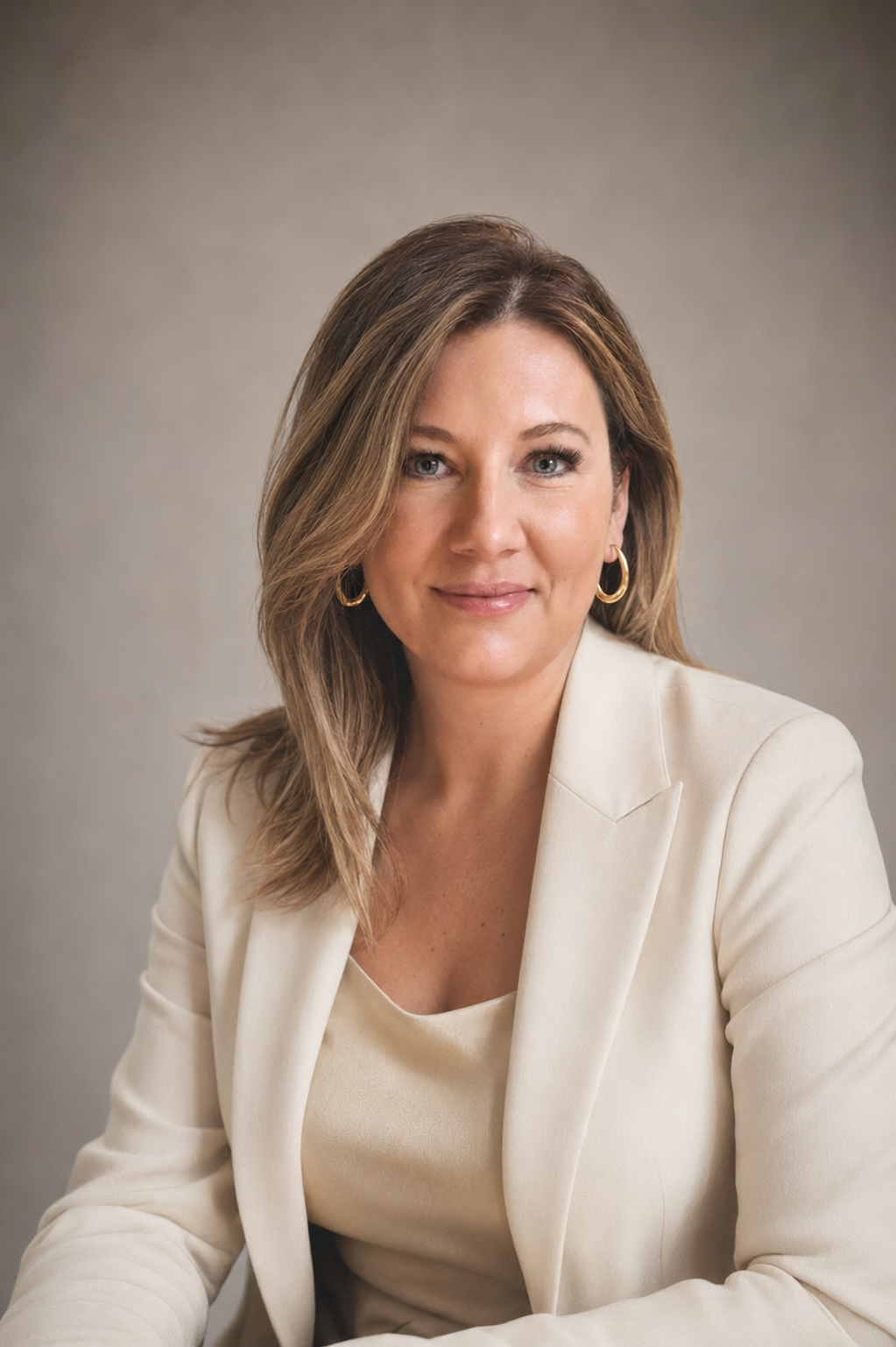 Porträt von Carina Palmer, Life Coach und Gründerin von Azurblau - Inner Leadership Coaching.