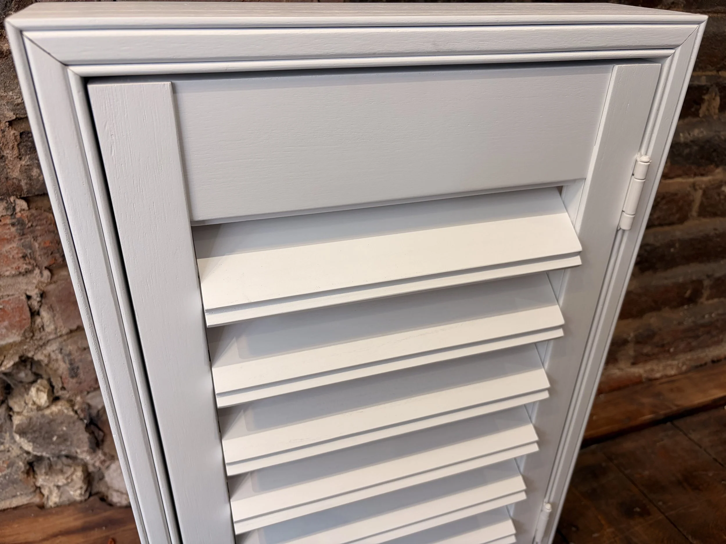 Flat Shutter Slats Open