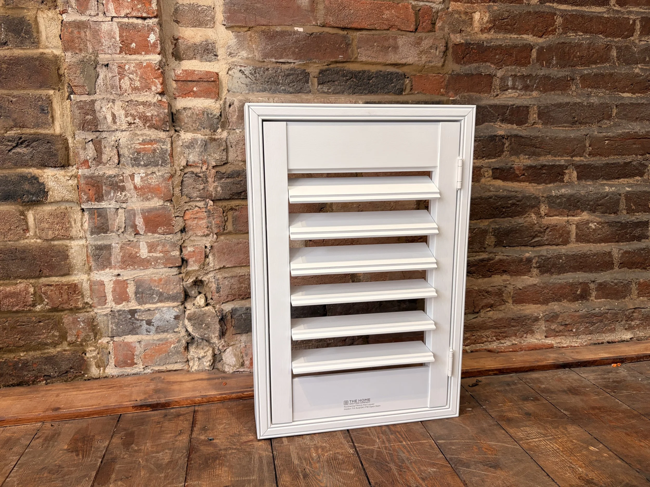 Flat Shutter Slats