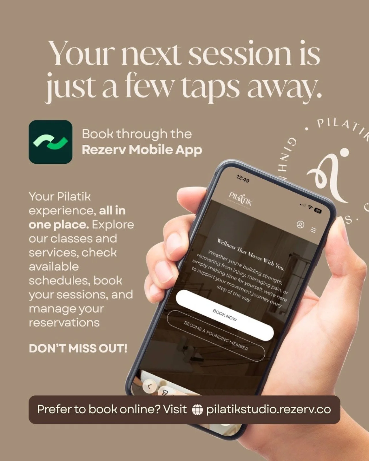 The wait is almost over! Good news is you can already save your spot.🤍

We&rsquo;re now on Rezerv! Explore our services, check available schedules, and secure your spot ahead of the studio opening.

And for our first 22, the Perlas Founding Membersh