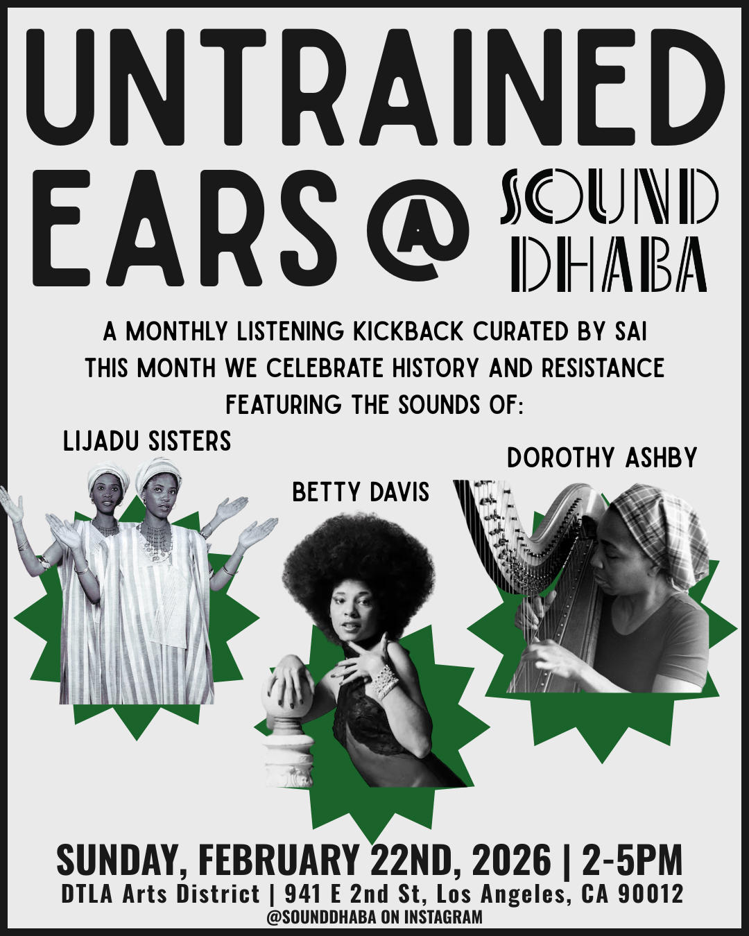 Untrained Ears at Sound Dhaba