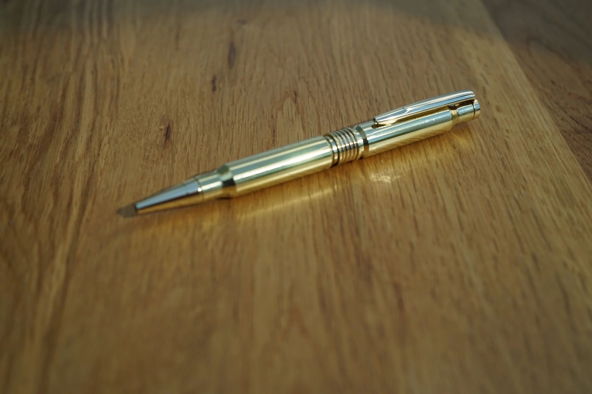 .308 EDC Pen.  Made from two once fired .308 casings.