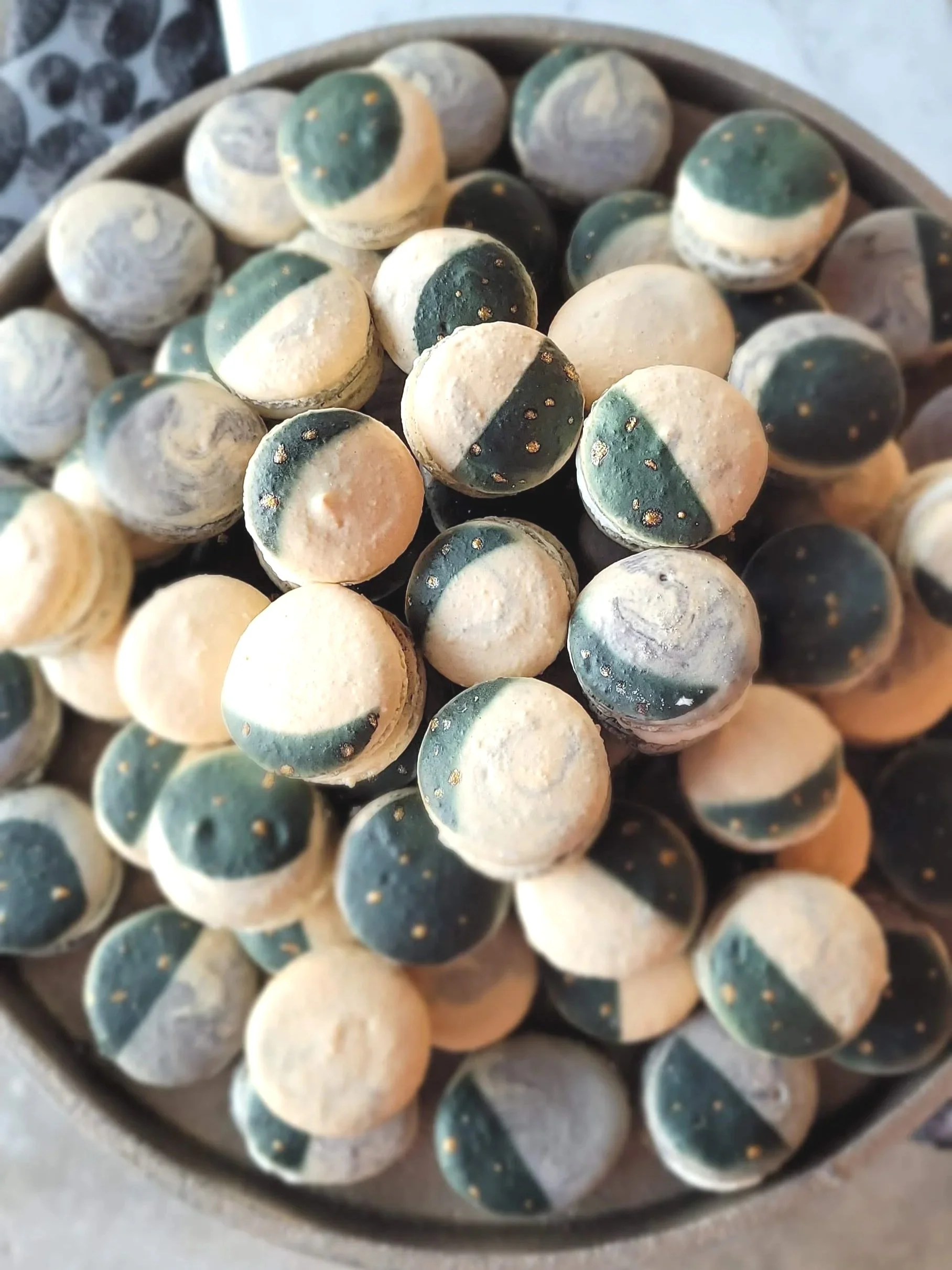 Phases Of The Moon French Macarons