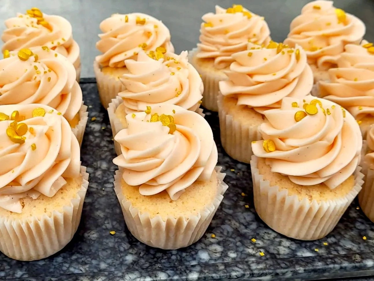 Pink Champagne Cupcakes