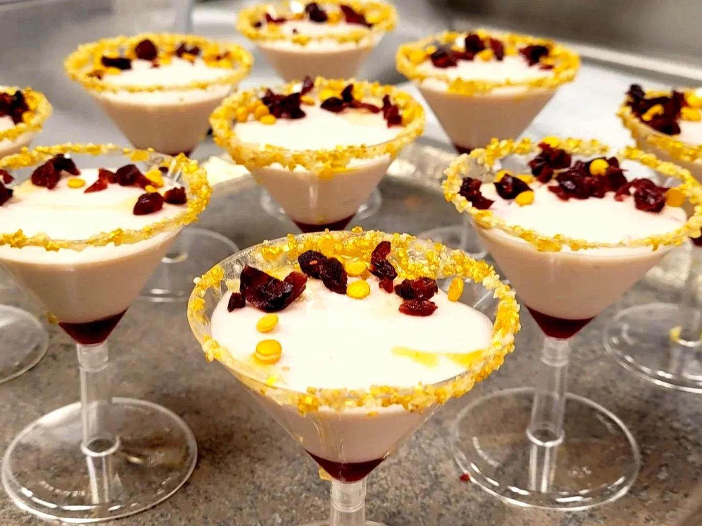 Cranberry Margarita Mousse Shooter