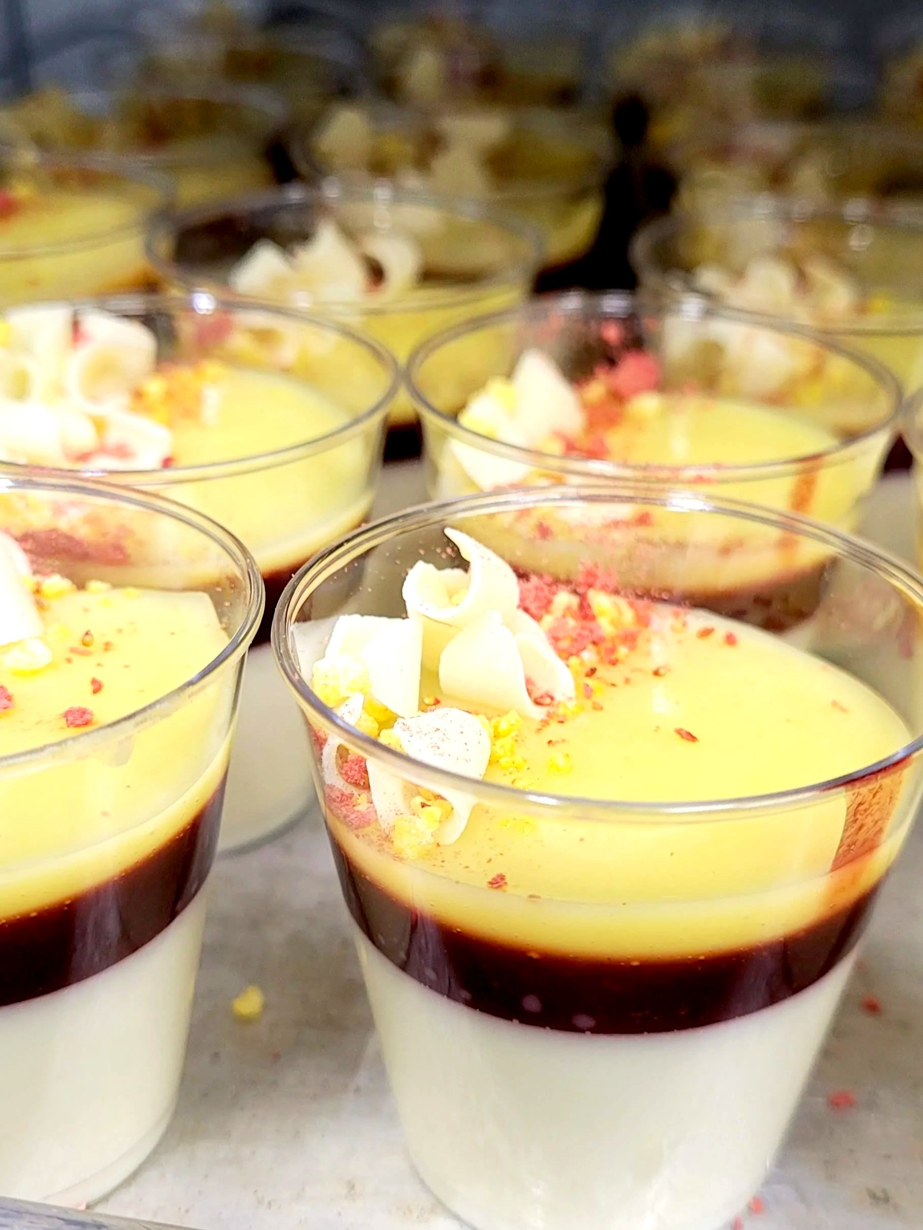 Strawberry Lemon Panna Cotta