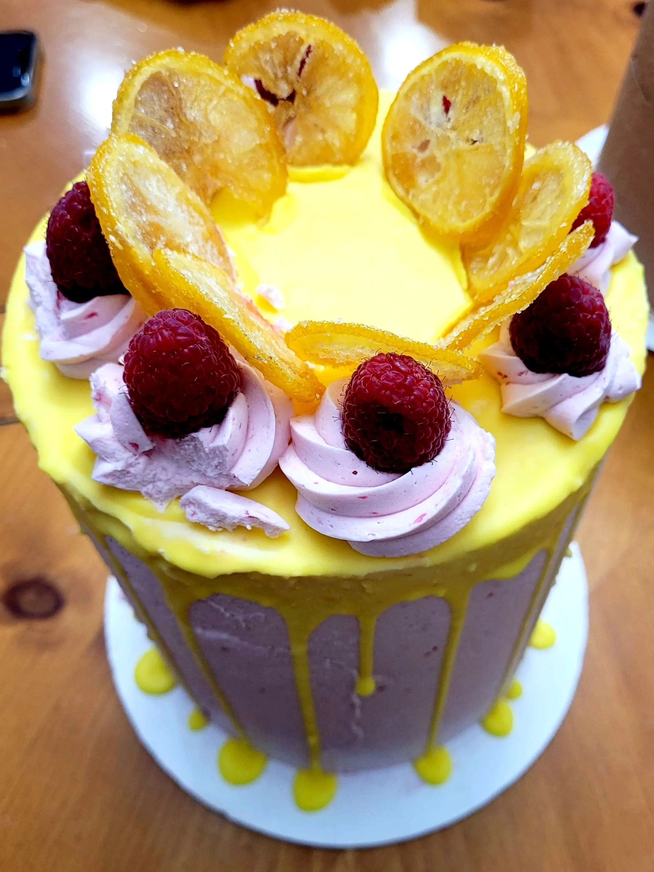 Lemon Raspberry Cake