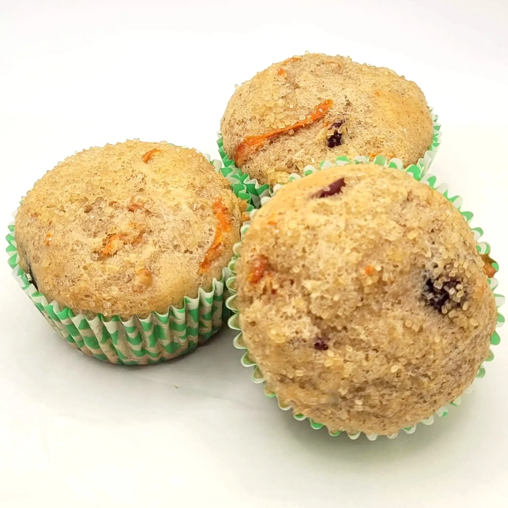 Morning Glory Muffin with Carrots, Apples & Craisins