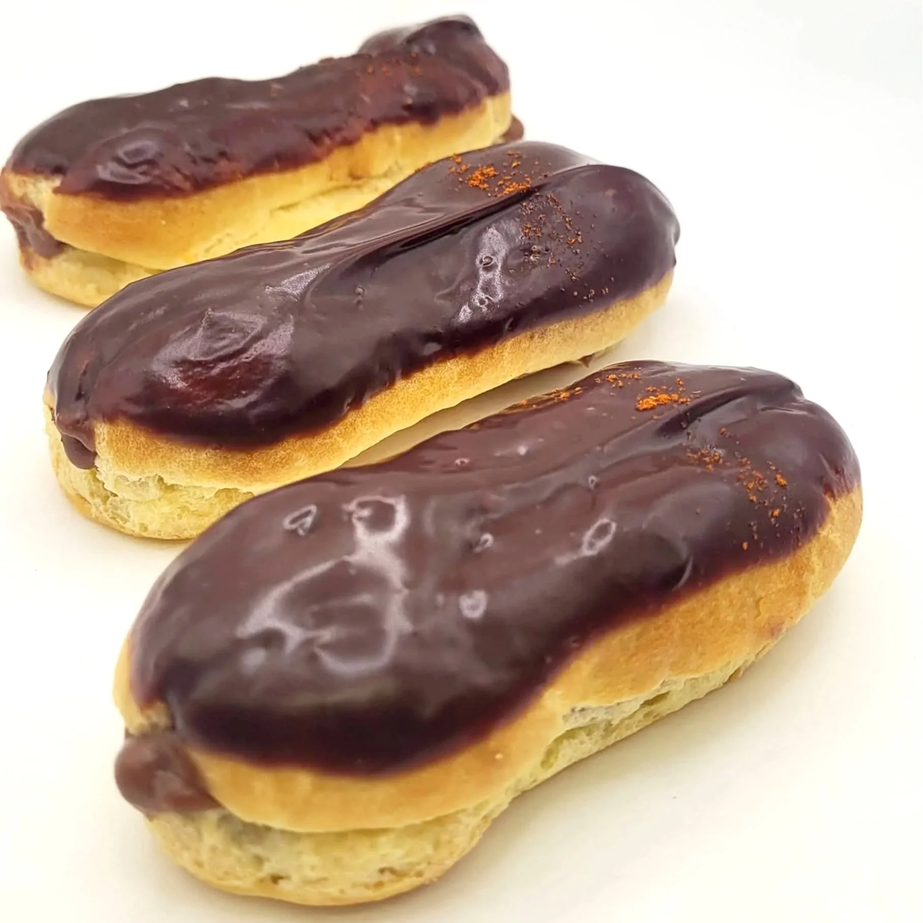 Spicy Mexican Chocolate Mini Eclair
