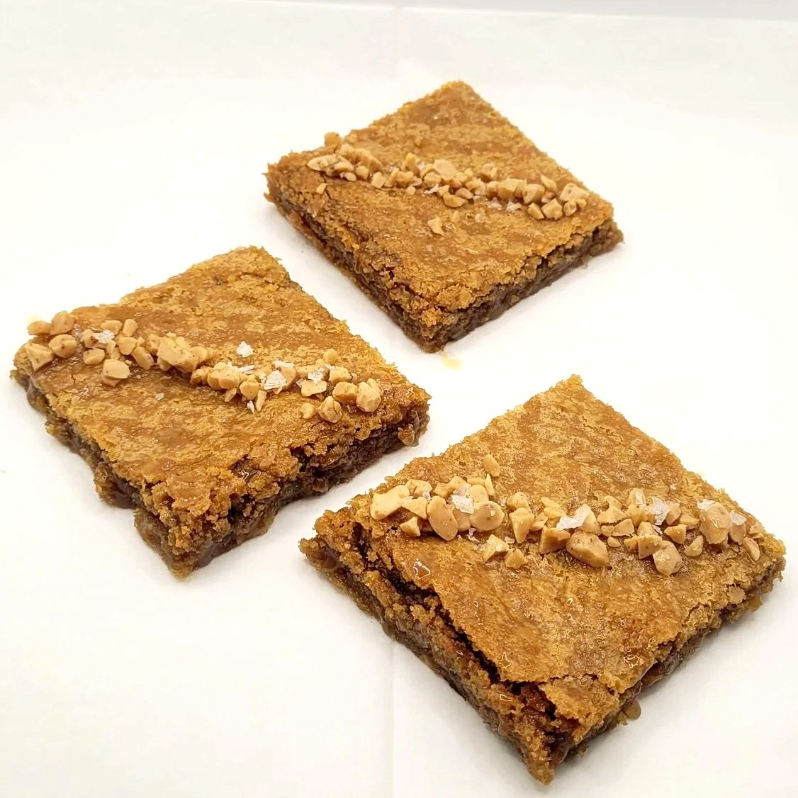 Toffee Salted Caramel Blondie
