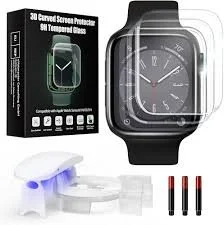 Clear Apple Watch Tempered Glass Screen Protector