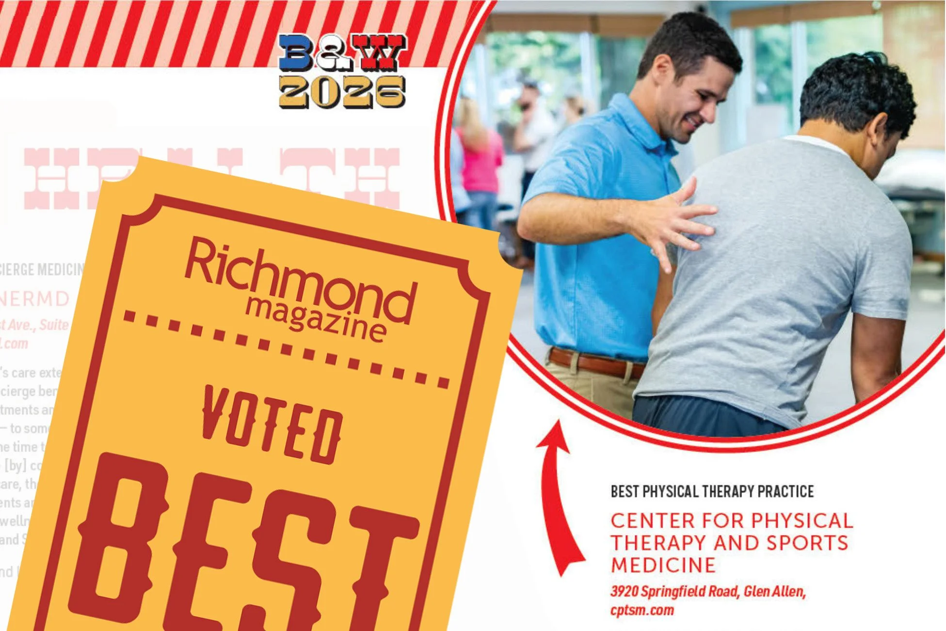 Best Physical Therapy Practice 2026 — Center for Physical Therapy and Sports Medicine