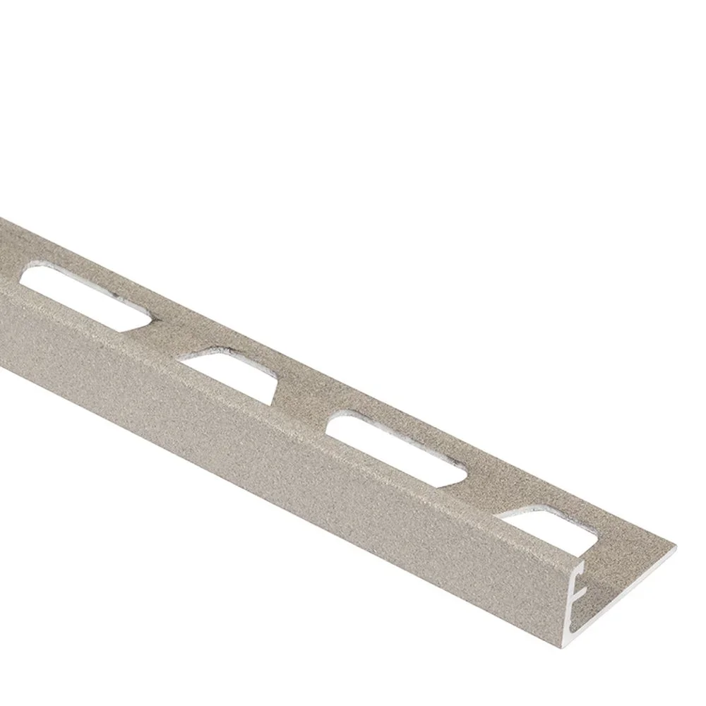 Schluter - SCHIENE Wall Tile Edging Trim Aluminum Cream 5/16" (8 mm) x 8' 2-1/2"