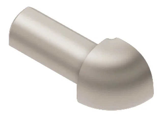 Schluter - RONDEC Outside Corner 90° Anodized Aluminum Satin Nickel 3/8" (10 mm)