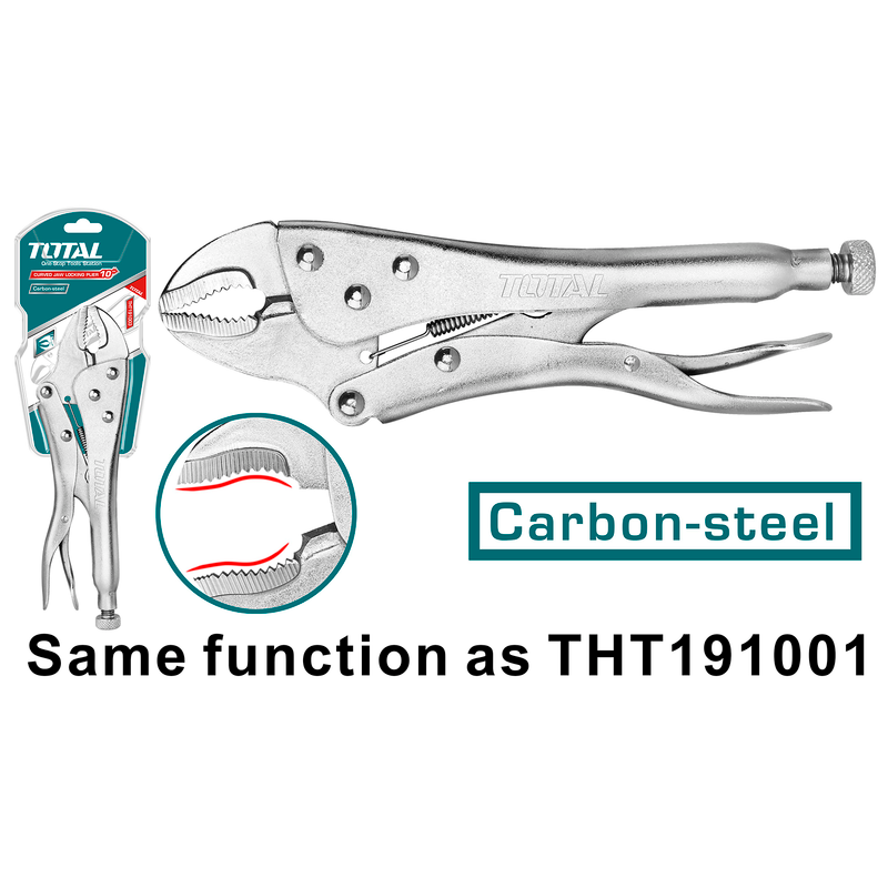 Total tools [THT191003] 10" Curved jaw locking plier