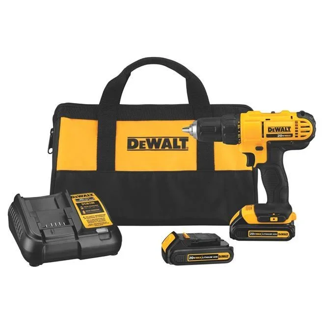 DEWALT DCD771C2 20V Max Li-Ion Cordless Drill