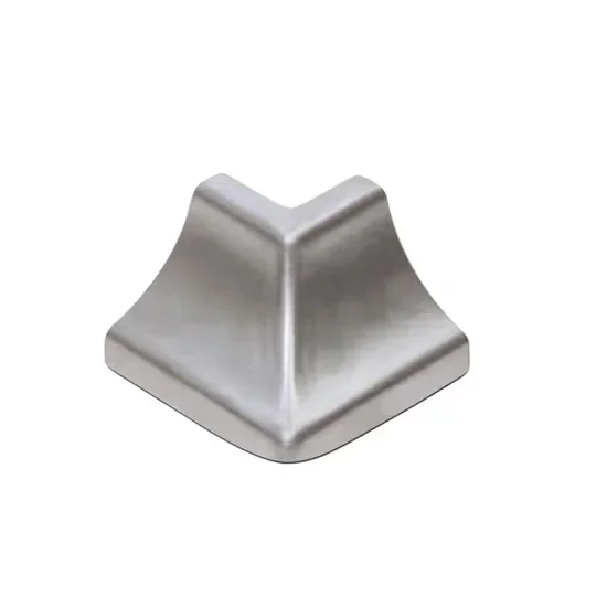Schluter - ECK-KHK Retrofit Cove-Shaped Profile with Radius of 5/16" - Stainless Steel (V2) 9/16" x 9' 10"