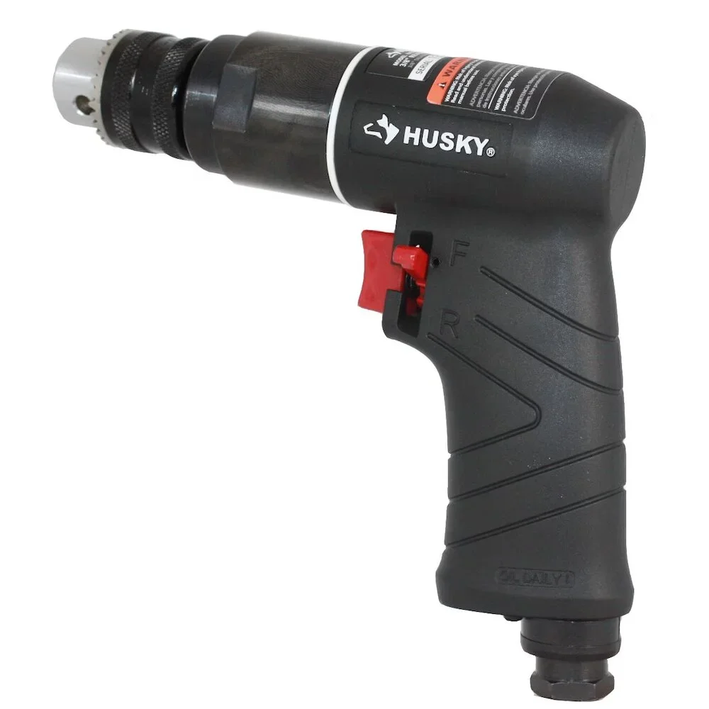 Husky 3/8 Inch Keyed Chuck Reversible Drill Model # HC4310