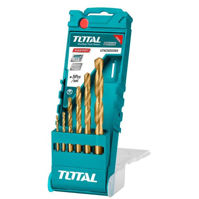 Total tools [UTACSD0066] 6 PCS HSS twist drill bits set