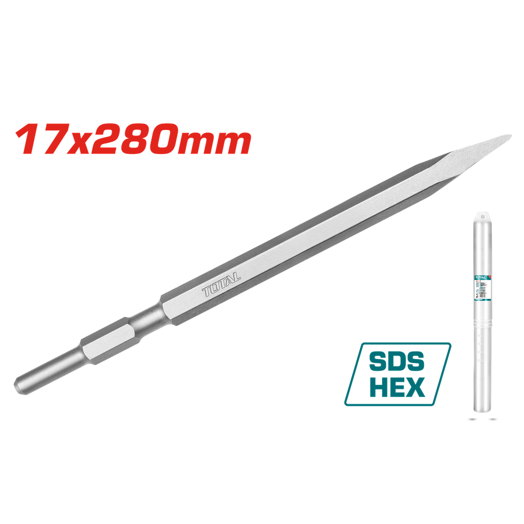 Total tools [TAC153171] 11" Pointed Hex chisel