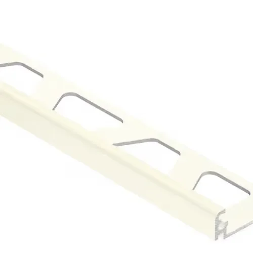 Schluter - JOLLY Wall Tile Edging Trim Aluminum White 1/2" (12.5 mm) x 8' 2-1/2"