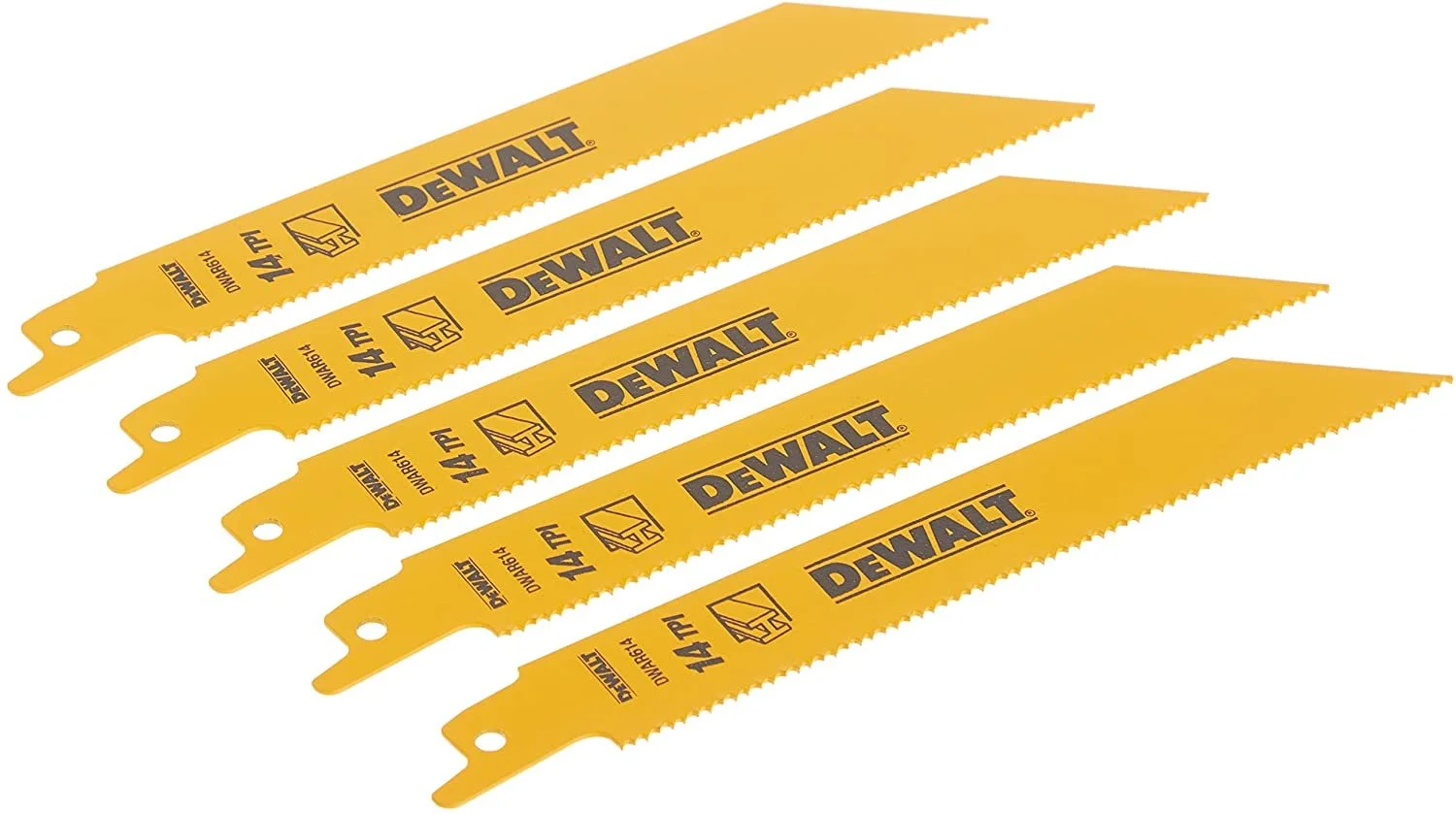 Dewalt 5/8 Bi-metal Sawzall Blades 6” ( 15,2 cm)