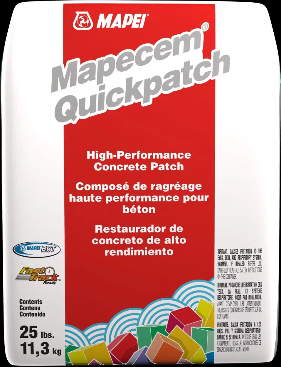Mapei - Mapecem Quickpatch High-Performance Concrete Patch - 25 lb