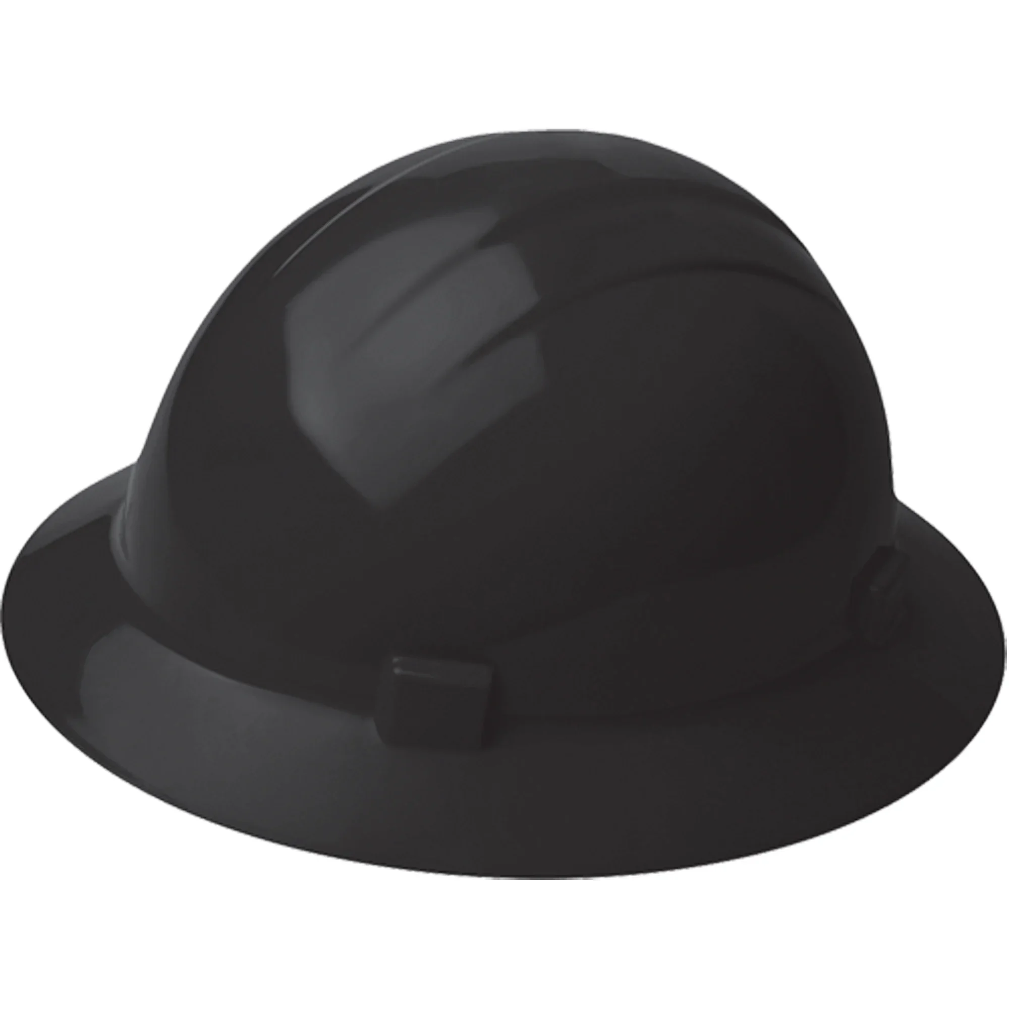 Delta Plus ERB Liberty® Full Brim Type 2 Safety Cap, Ratchet Suspension, Black