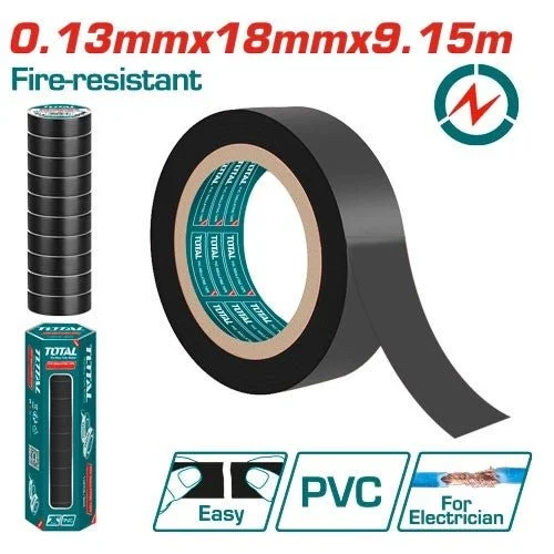 Total tools [THPET1103] 10 YardsX0.13MM PVC Electrical Insulating tape